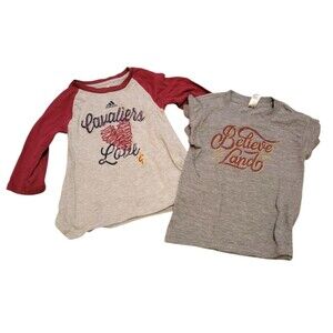 Adidas Cleveland Cavaliers Girls T-Shirt Bundle Size 4T